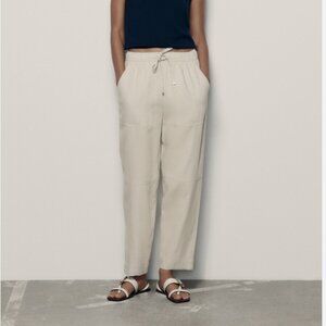 Zara Linen Blend Pants